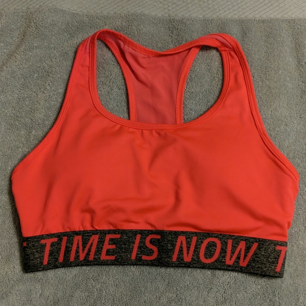 Neon Pink Sports Bra
